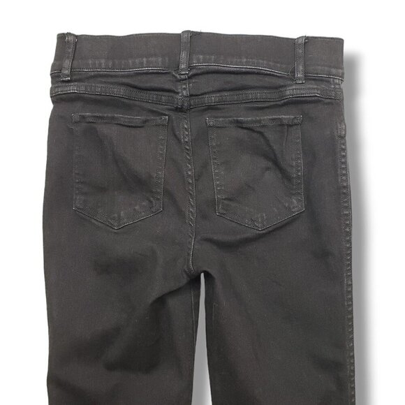 Spanx Ankle Skinny Jeans Womens Small Black Mid Rise Pull On 20278q - Picture 5 of 8